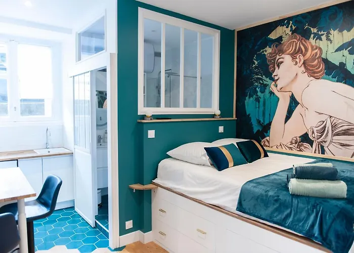 Blue Cocoon - Hyper Centre - Plage A Pied - Wifi Daire Biarritz